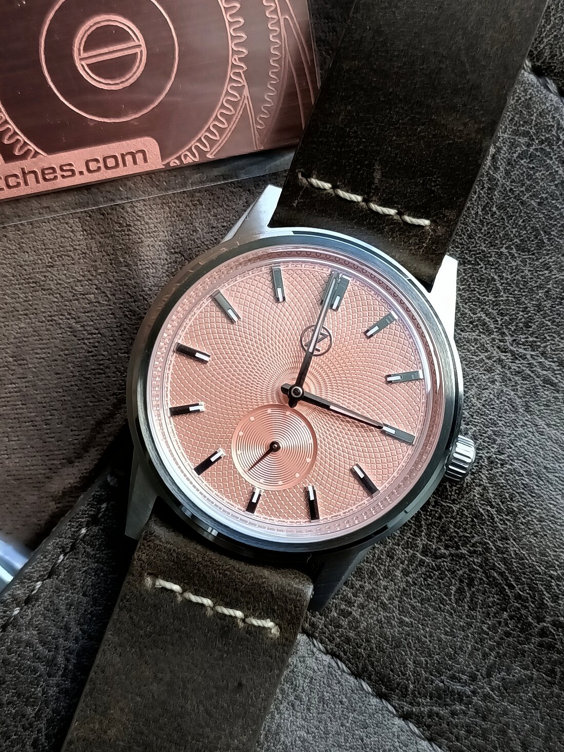 Owner Review: Zelos Nova 38mm Salmon Dial