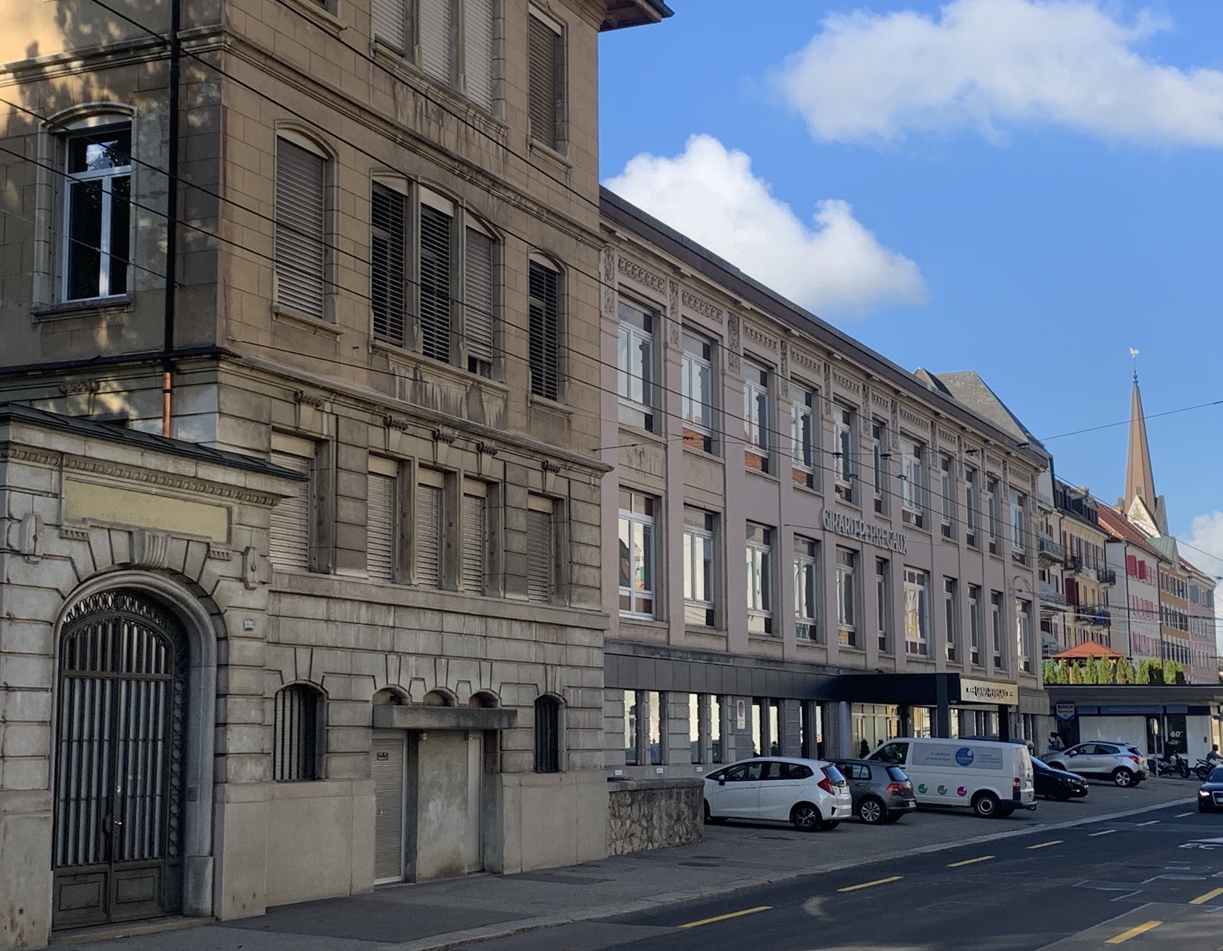 Building of the watch brand Girard-Perregaux in La Chaux-de-Fonds