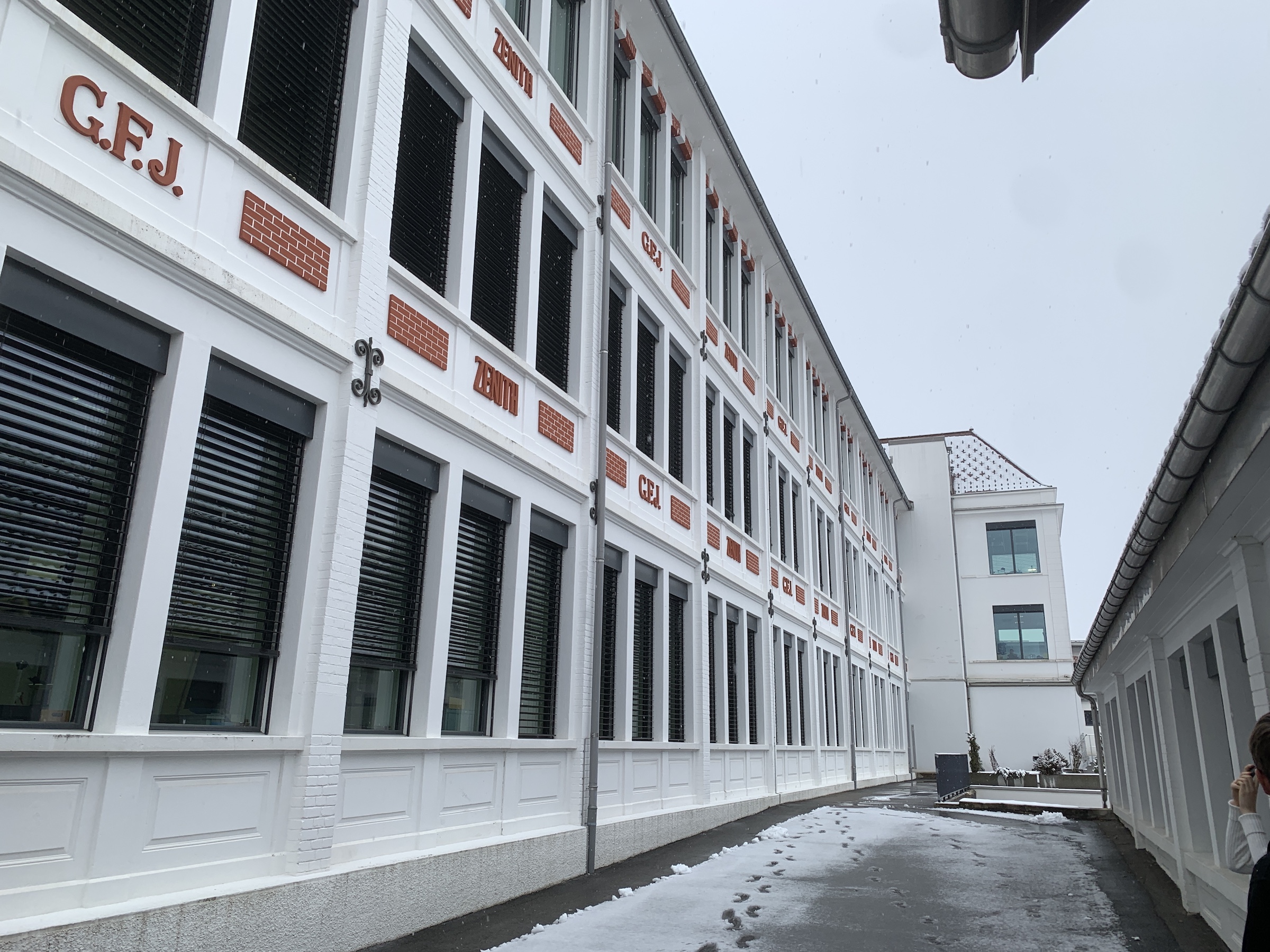 Building of the watch brand Zenith in Le Locle